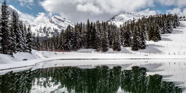 Lac Du Pré Des Preys Neige