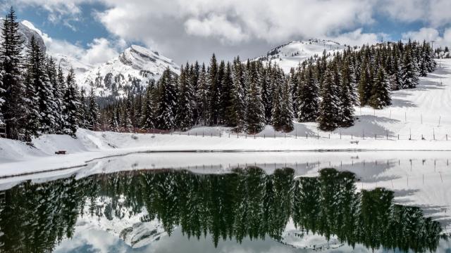 Lac Du Pré Des Preys Neige