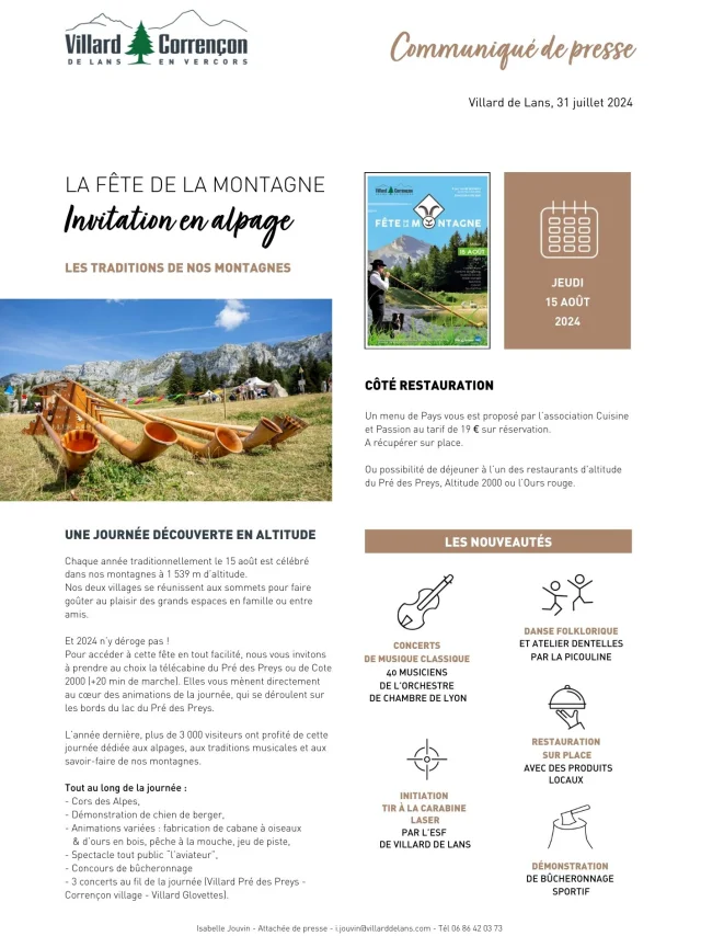 CP Fête de la montagne